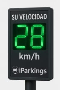 Radar de velocidad pedagógico iParkings
